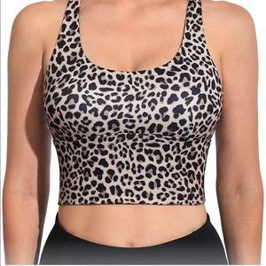 NEW Sports Bra Medium Support Padded Crossback